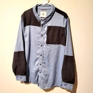 Alps & Meters Touring Hiking Shirt Merino Wool and Cotton Blend Size XXL